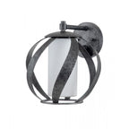 Blacksmith Single Wall Light In Old Black Finish IP44 QN-BLACKSMITH1-OBK