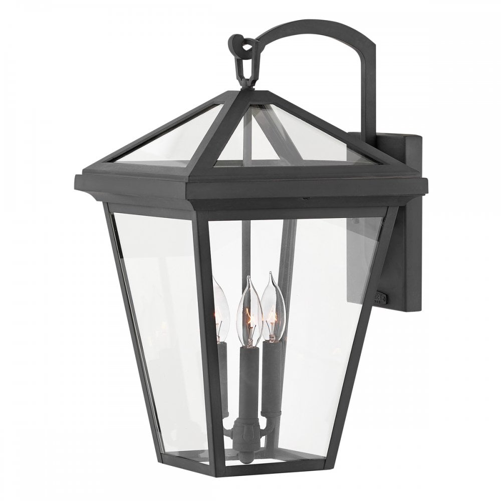 Alford Place Large Wall Lantern In Museum Black Finish QN-ALFORD-PLACE2-L-MB