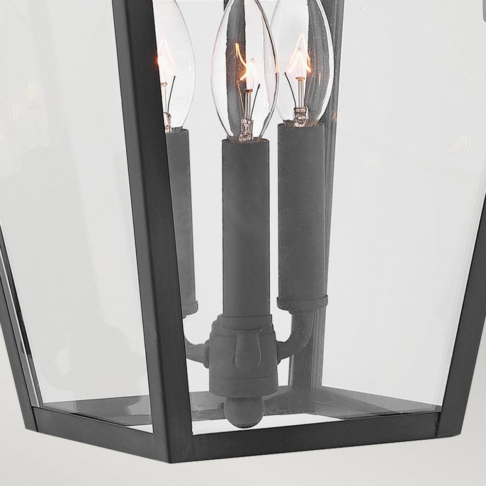 Alford Place Large Wall Lantern In Museum Black Finish QN-ALFORD-PLACE2-L-MB