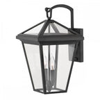 Alford Place Medium Wall Lantern In Museum Black Finish QN-ALFORD-PLACE2-M-MB
