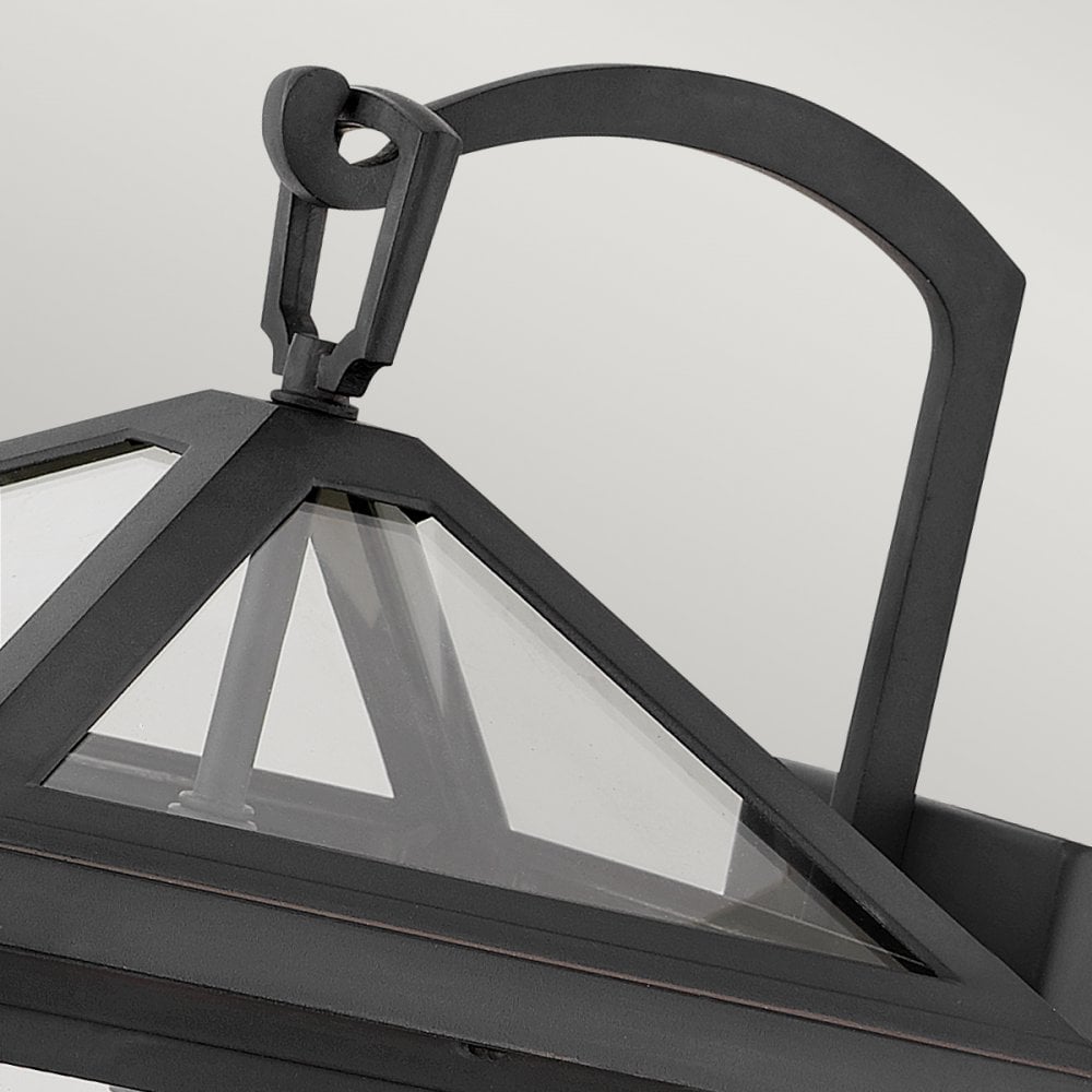 Alford Place Medium Wall Lantern In Museum Black Finish QN-ALFORD-PLACE2-M-MB