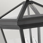 Alford Place Medium Wall Lantern In Museum Black Finish QN-ALFORD-PLACE2-M-MB