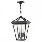 Alford Place Large Chain Lantern In Museum Black Finish QN-ALFORD-PLACE8-L-MB