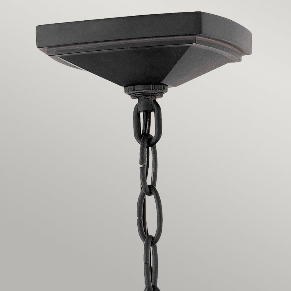 Alford Place Large Chain Lantern In Museum Black Finish QN-ALFORD-PLACE8-L-MB