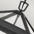 Alford Place Large Chain Lantern In Museum Black Finish QN-ALFORD-PLACE8-L-MB