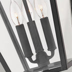 Alford Place Large Chain Lantern In Museum Black Finish QN-ALFORD-PLACE8-L-MB