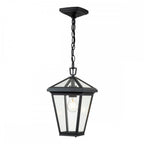 Alford Place Small Chain Lantern In Museum Black Finish QN-ALFORD-PLACE8-S-MB