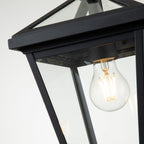Alford Place Small Chain Lantern In Museum Black Finish QN-ALFORD-PLACE8-S-MB