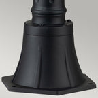 Alford Place Small Pillar Lantern In Museum Black Finish QN-ALFORD-PLACE-4B-S-MB