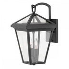 Alford Place Small Wall Lantern In Museum Black Finish QN-ALFORD-PLACE2-S-MB
