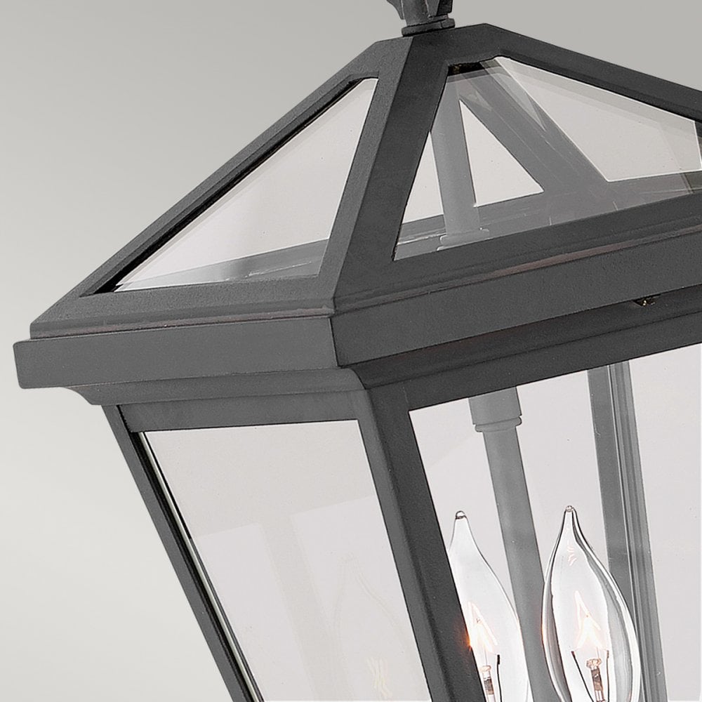 Alford Place Small Wall Lantern In Museum Black Finish QN-ALFORD-PLACE2-S-MB