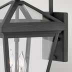 Alford Place Small Wall Lantern In Museum Black Finish QN-ALFORD-PLACE2-S-MB