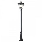 Alford Place Large Lamp Post Lantern In Museum Black Finish QN-ALFORD-PLACE5-L-MB