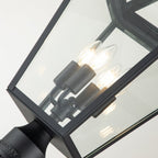 Alford Place Large Lamp Post Lantern In Museum Black Finish QN-ALFORD-PLACE5-L-MB