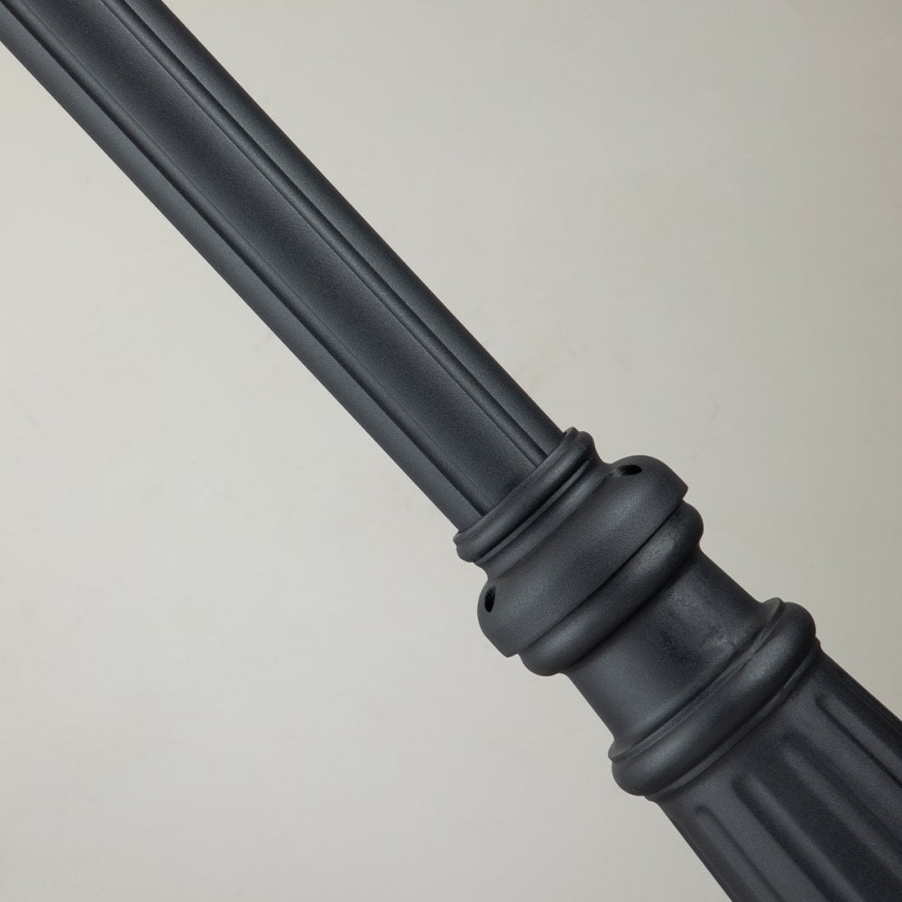 Alford Place Large Lamp Post Lantern In Museum Black Finish QN-ALFORD-PLACE5-L-MB