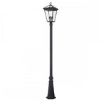 Alford Place Large Lamp Post Lantern In Museum Black Finish QN-ALFORD-PLACE5-L-MB