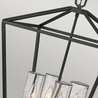 Alford Place Indoor Or Outdoor Pendant Light QN-ALFORD-PLACE-4P-MB
