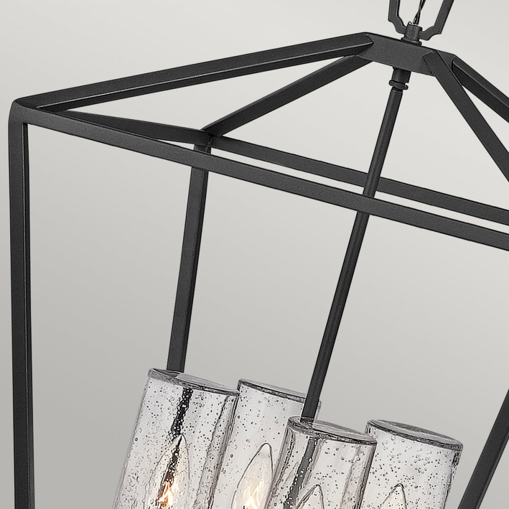 Alford Place Indoor Or Outdoor Pendant Light QN-ALFORD-PLACE-4P-MB