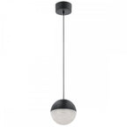 Moonlit Integral LED Mini Ceiling Pendant Light In Matte Black Finish QN-MOONLIT-P-MBK