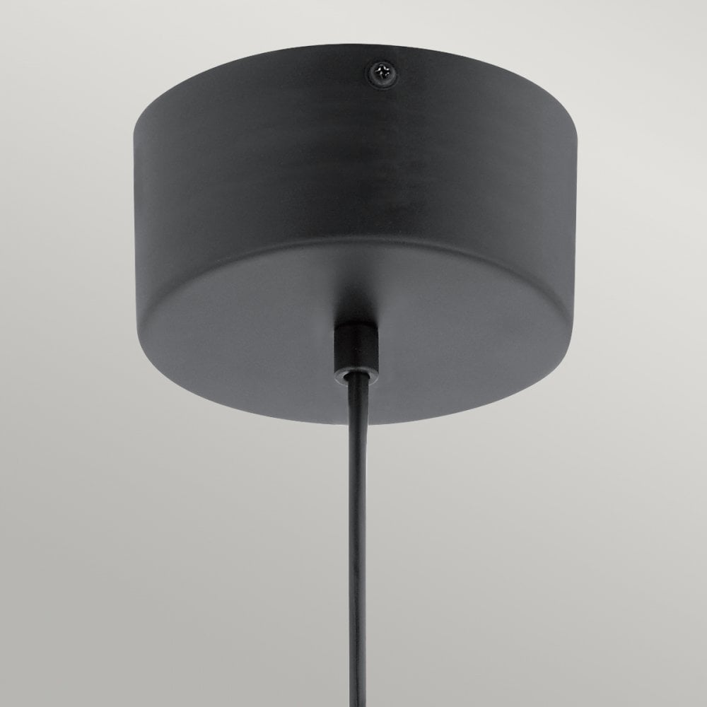 Moonlit Integral LED Mini Ceiling Pendant Light In Matte Black Finish QN-MOONLIT-P-MBK