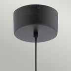 Moonlit Integral LED Mini Ceiling Pendant Light In Matte Black Finish QN-MOONLIT-P-MBK