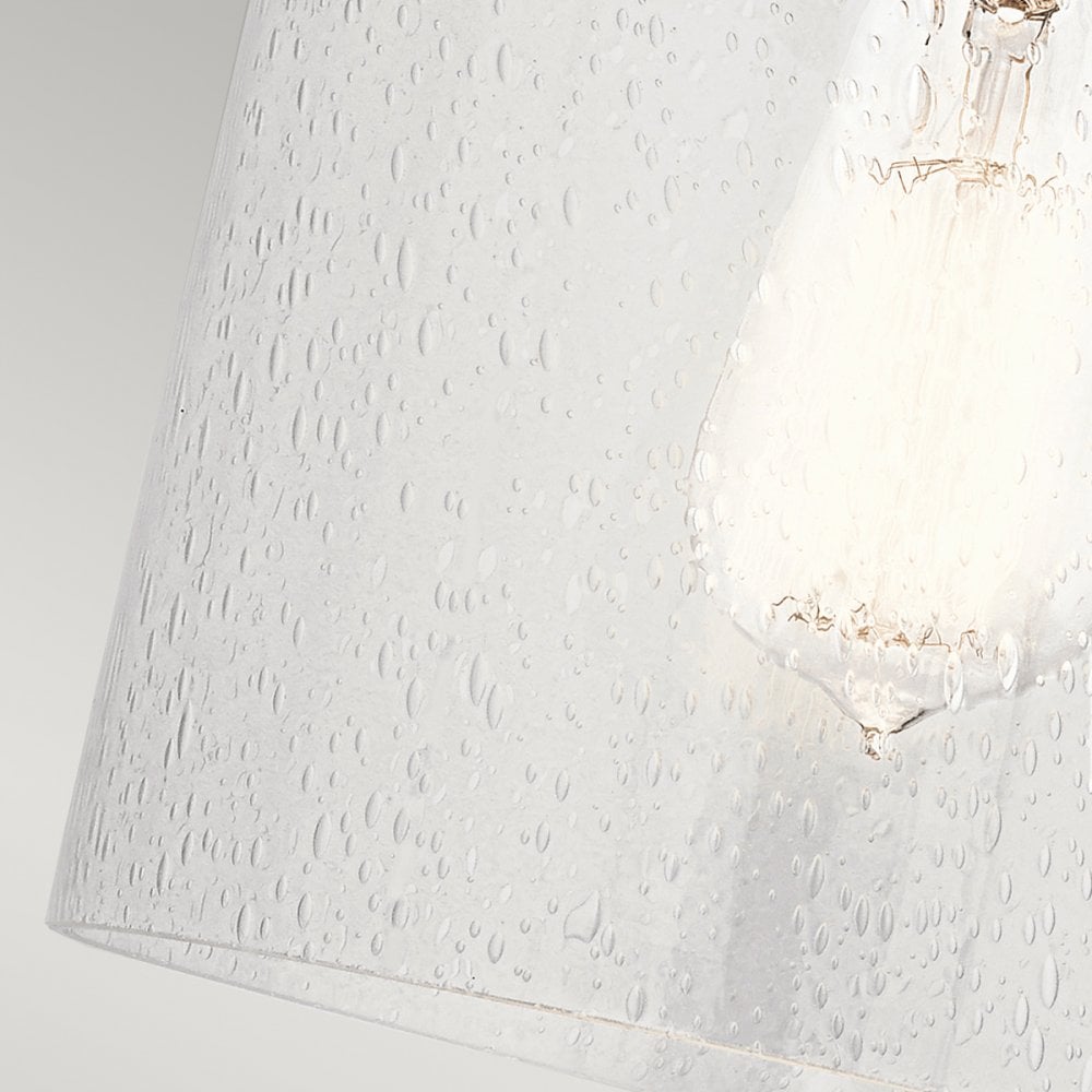 Kitner Single Wall Light In Polished Nickel And Black Finish QN-KITNER1-PN