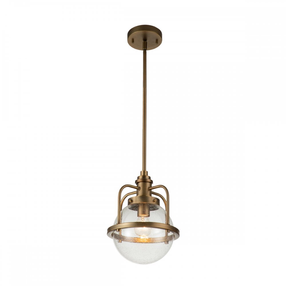 Triocent Dual Mount Ceiling Light In Natural Brass Finish QN-TRIOCENT-P-NBR