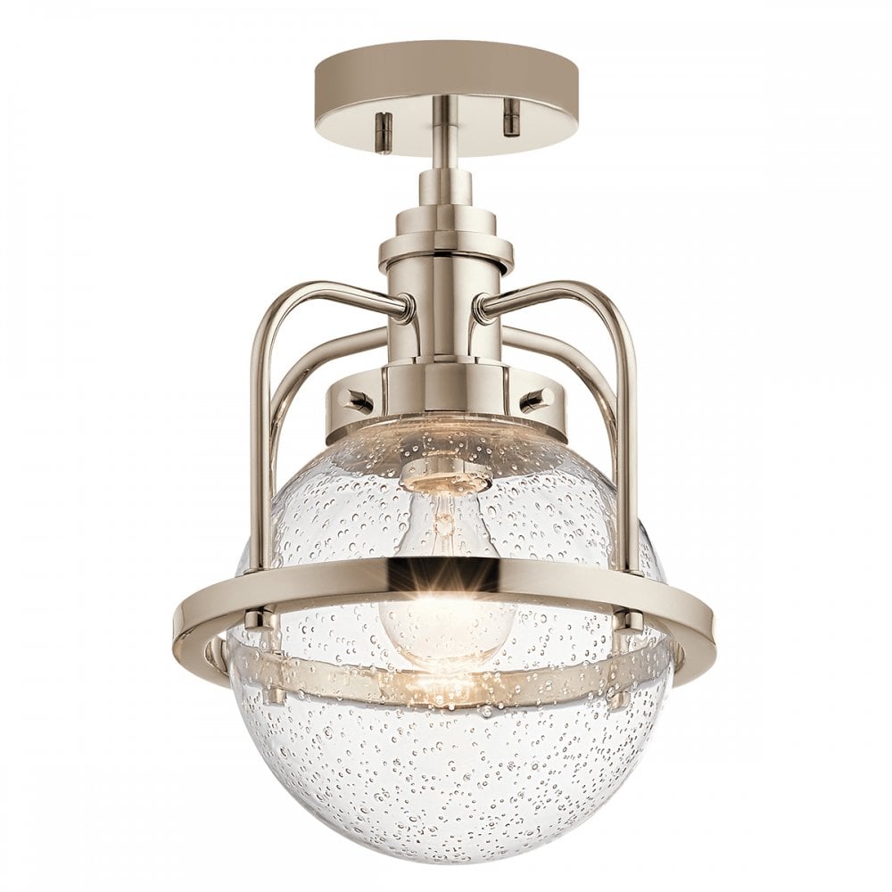 Triocent Dual Mount Ceiling Light In Polished Nickel Finish QN-TRIOCENT-P-PN