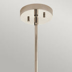 Triocent Dual Mount Ceiling Light In Polished Nickel Finish QN-TRIOCENT-P-PN