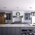 Triocent Dual Mount Ceiling Light In Polished Nickel Finish QN-TRIOCENT-P-PN