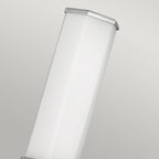 Facet Single LED Wall Light In Polished Chrome Finish QN-FACET-LED1-PC-BATH