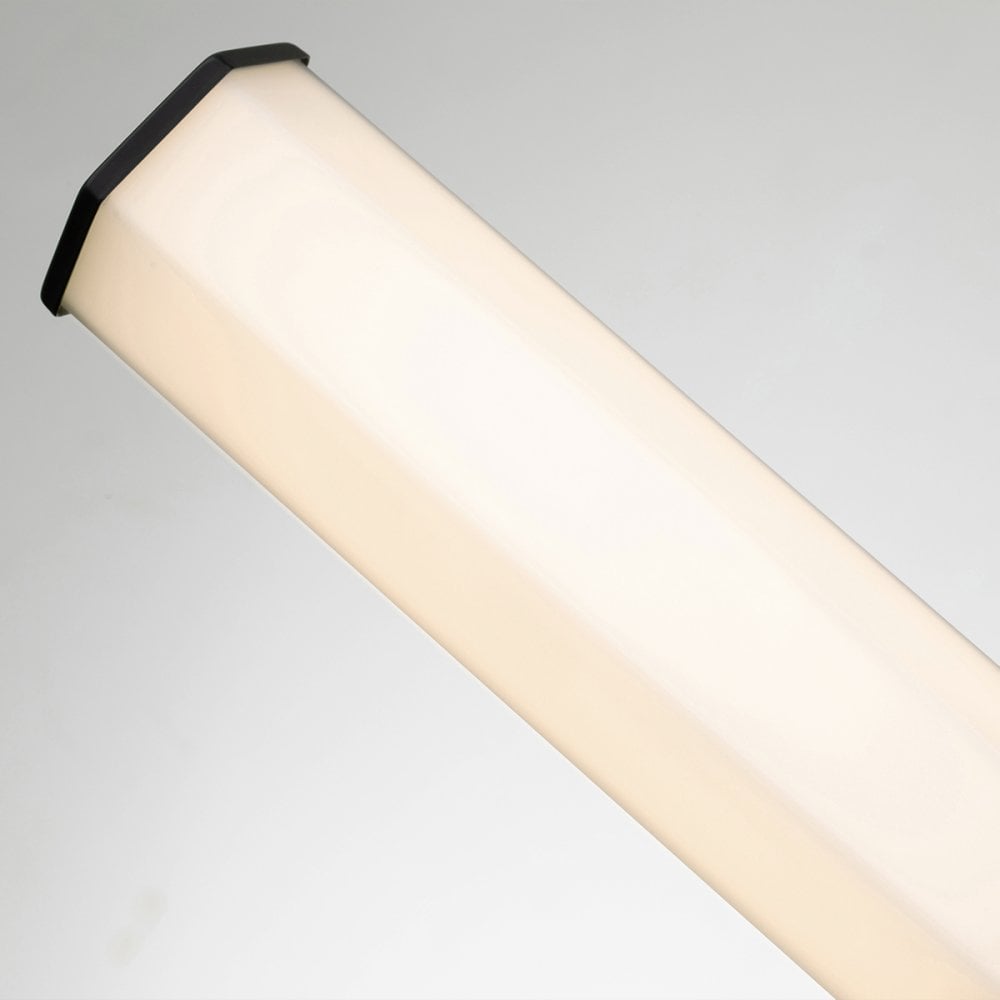 Facet 2 Light LED Wall Light In Matte Black Finish QN-FACET-LED2-BK-BATH