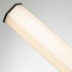 Facet 2 Light LED Wall Light In Matte Black Finish QN-FACET-LED2-BK-BATH