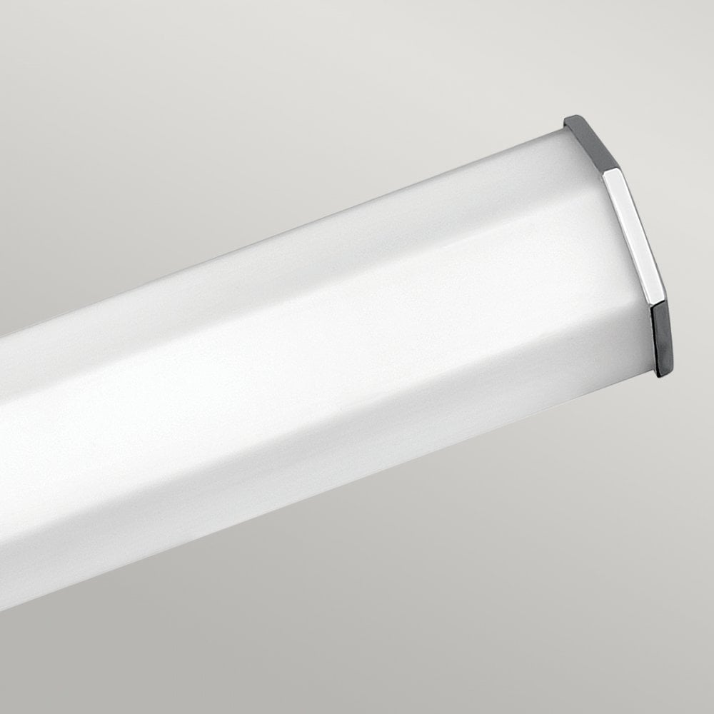 Facet 2 Light LED Wall Light In Polished Chrome Finish QN-FACET-LED2-PC-BATH
