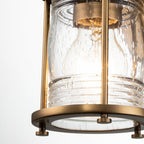 Ashland Bay Single Wall Light In Natural Brass Finish QN-ASHLANDBAY1-NBR-BATH