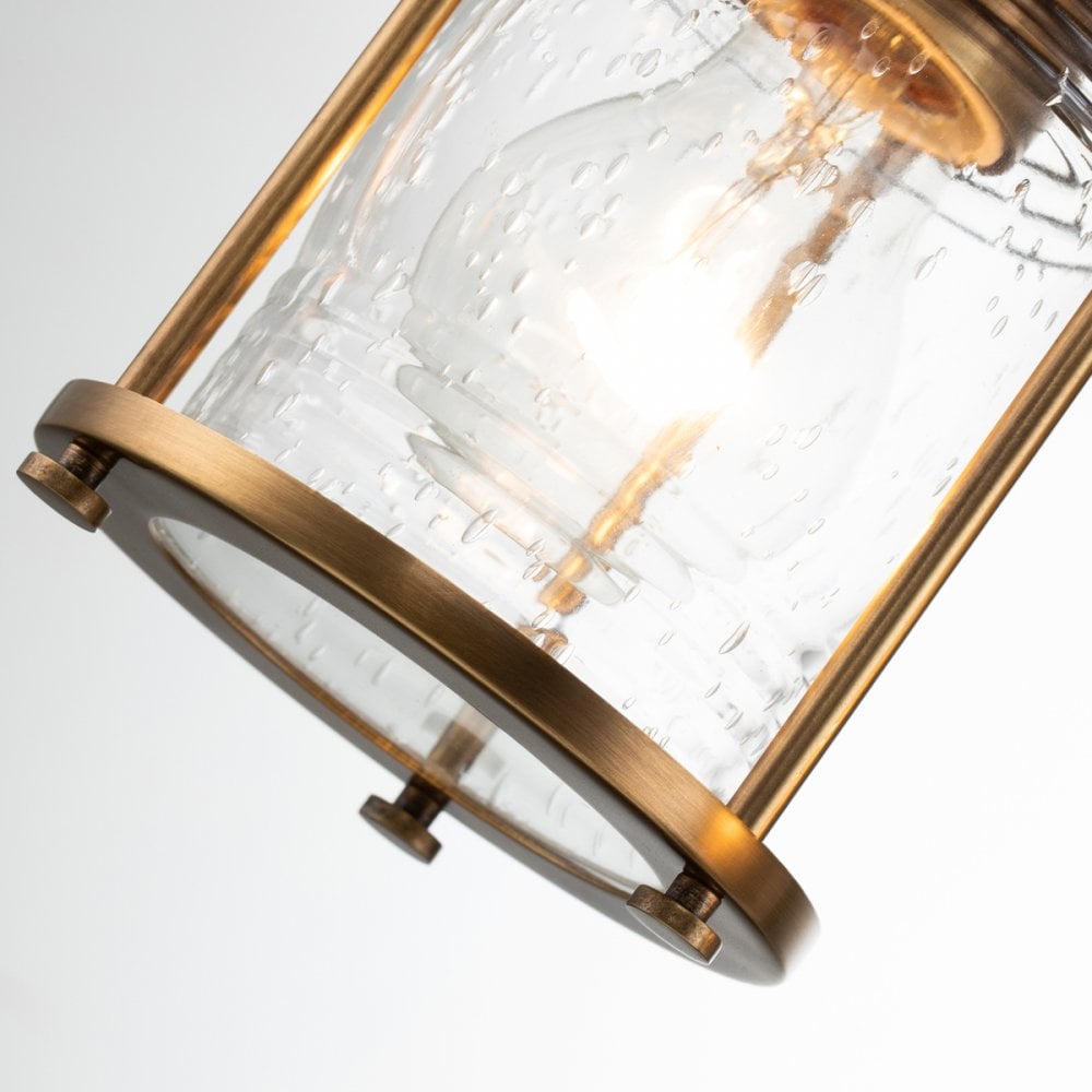 Ashland Bay 3 Light Wall Light In Natural Brass Finish QN-ASHLANDBAY3-NBR-BATH