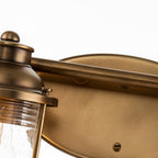 Ashland Bay 4 Light Wall Light In Natural Brass Finish QN-ASHLANDBAY4-NBR-BATH