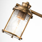 Ashland Bay 4 Light Wall Light In Natural Brass Finish QN-ASHLANDBAY4-NBR-BATH