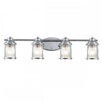 Ashland Bay 4 Light Wall Light In Polished Chrome Finish QN-ASHLANDBAY4-PC-BATH