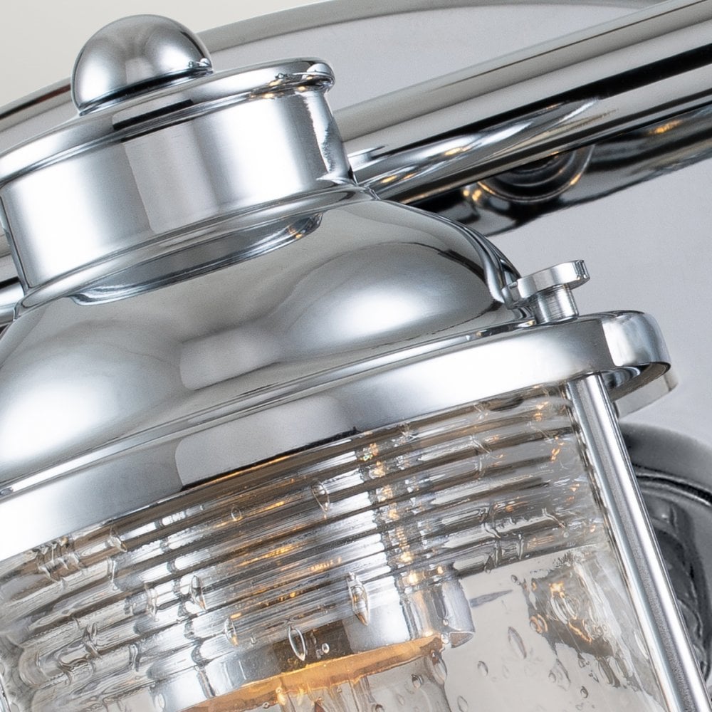 Ashland Bay 3 Light Wall Light In Polished Chrome Finish QN-ASHLANDBAY3-PC-BATH