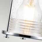 Ashland Bay 3 Light Wall Light In Polished Chrome Finish QN-ASHLANDBAY3-PC-BATH