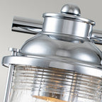 Ashland Bay 3 Light Wall Light In Polished Chrome Finish QN-ASHLANDBAY3-PC-BATH