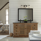 Ashland Bay 3 Light Wall Light In Polished Chrome Finish QN-ASHLANDBAY3-PC-BATH