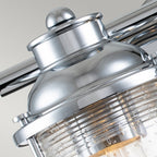 Ashland Bay 2 Light Wall Light In Polished Chrome Finish QN-ASHLANDBAY2-PC-BATH