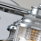 Ashland Bay 2 Light Wall Light In Polished Chrome Finish QN-ASHLANDBAY2-PC-BATH