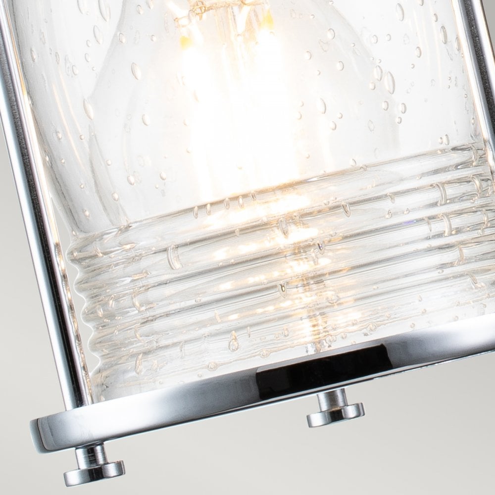 Ashland Bay 2 Light Wall Light In Polished Chrome Finish QN-ASHLANDBAY2-PC-BATH