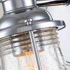Ashland Bay Single Wall Light In Polished Chrome Finish QN-ASHLANDBAY1-PC-BATH