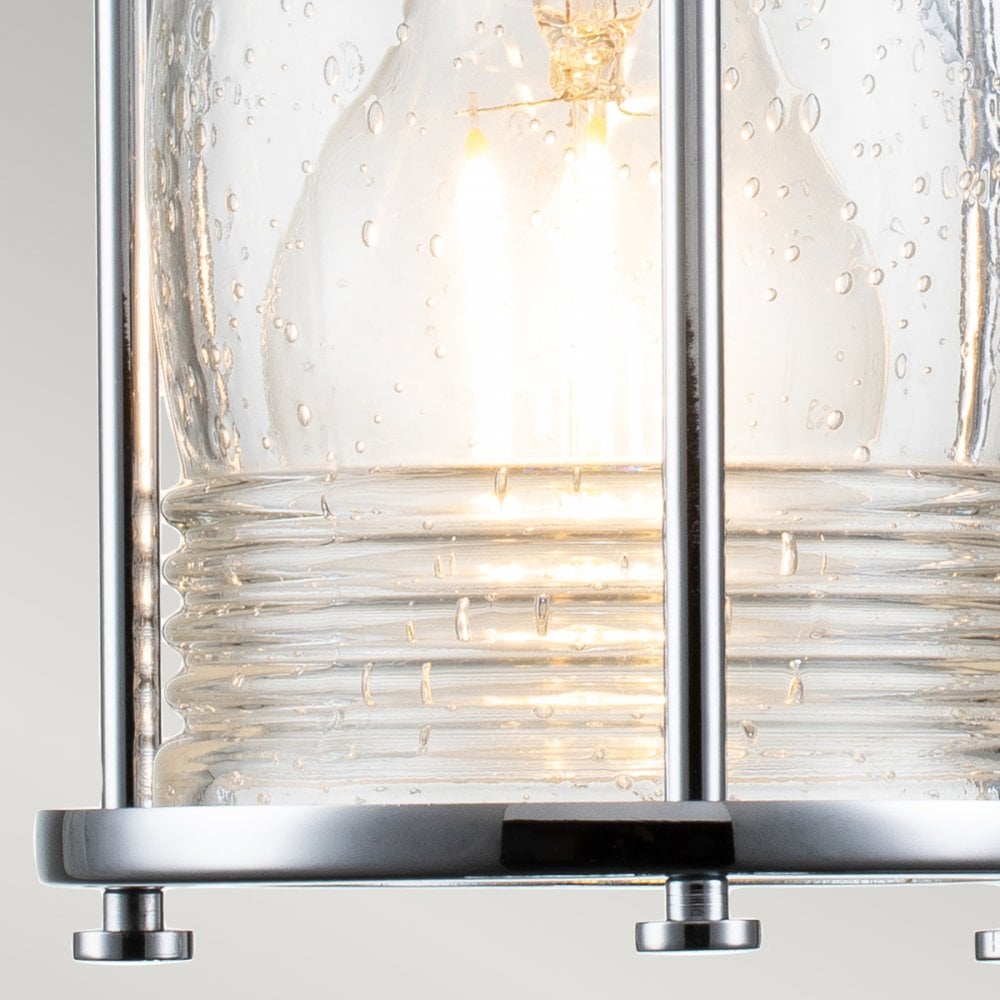 Ashland Bay Single Wall Light In Polished Chrome Finish QN-ASHLANDBAY1-PC-BATH