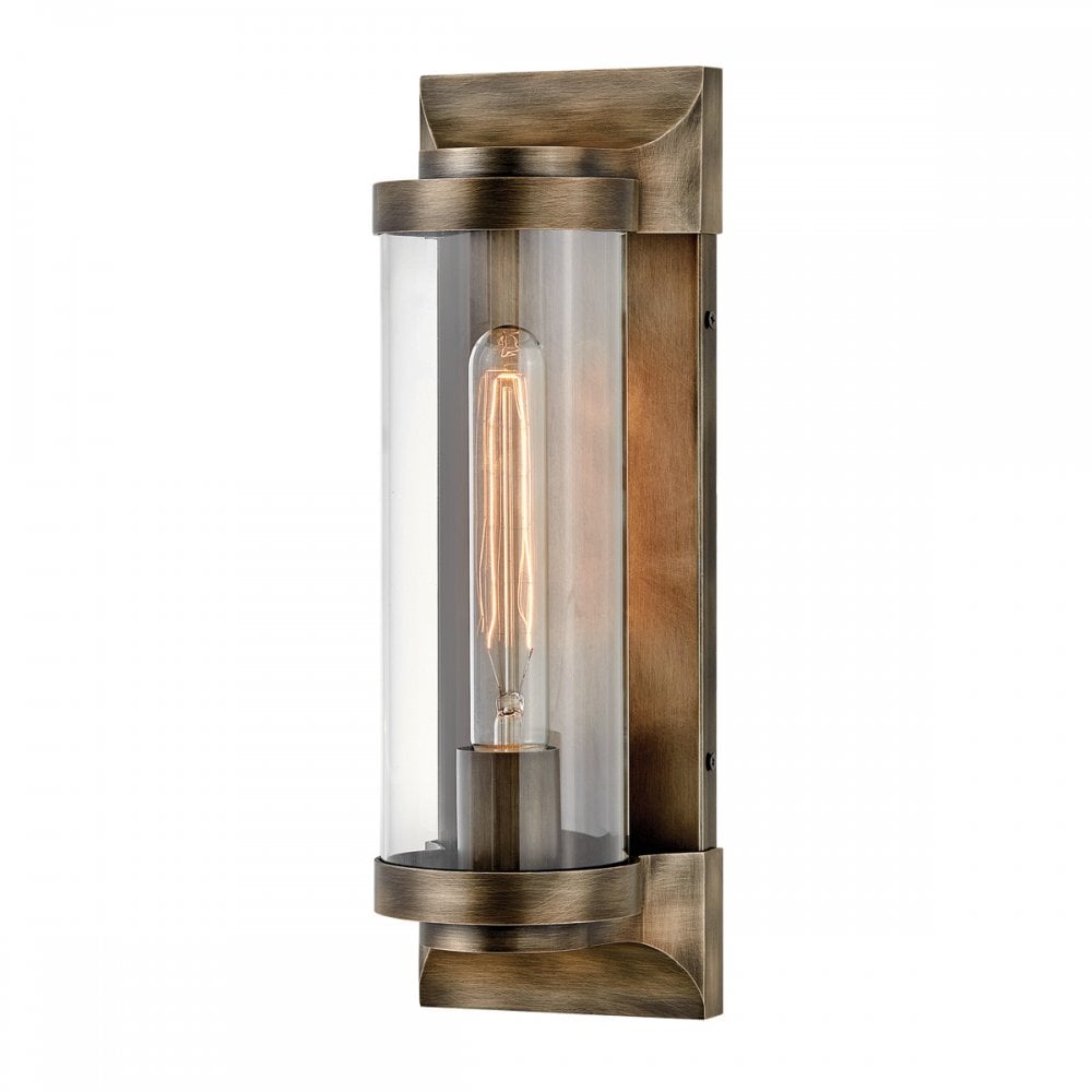 Pearson Outdoor Medium Wall Lantern In Painted Burnished Bronze Finish QN-PEARSON-M-BU
