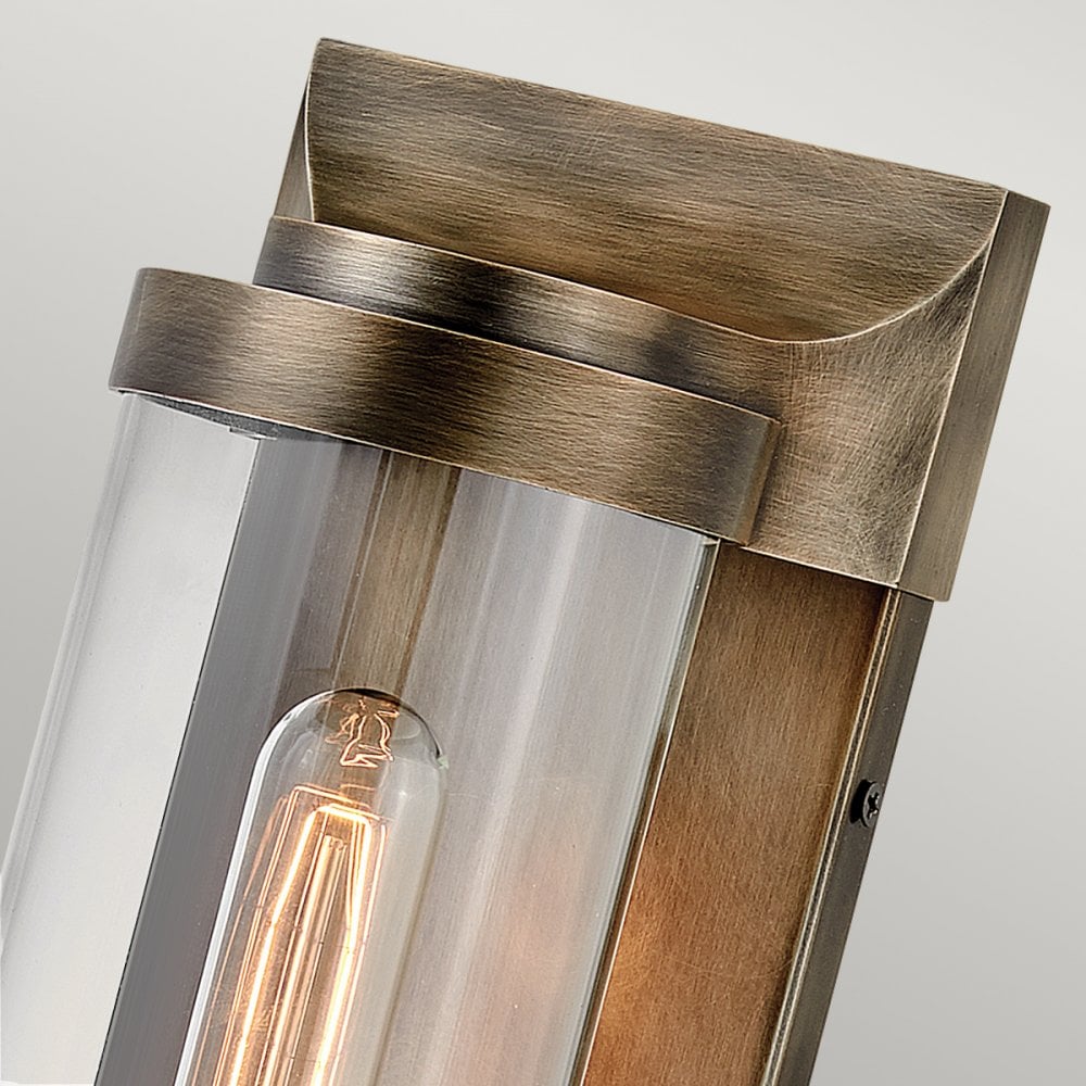 Pearson Outdoor Medium Wall Lantern In Painted Burnished Bronze Finish QN-PEARSON-M-BU